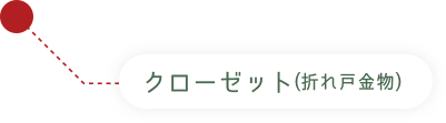 クローゼット（折れ戸金物）